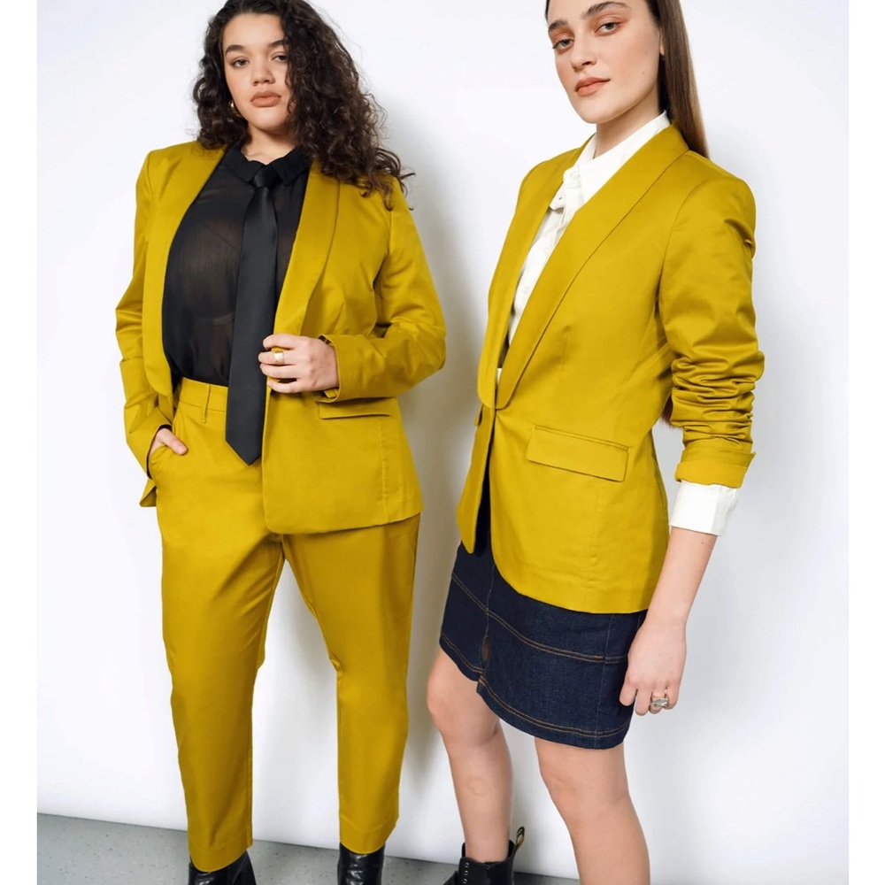 Wildfang Essential Tux Blazer and Slim Cropped Pants